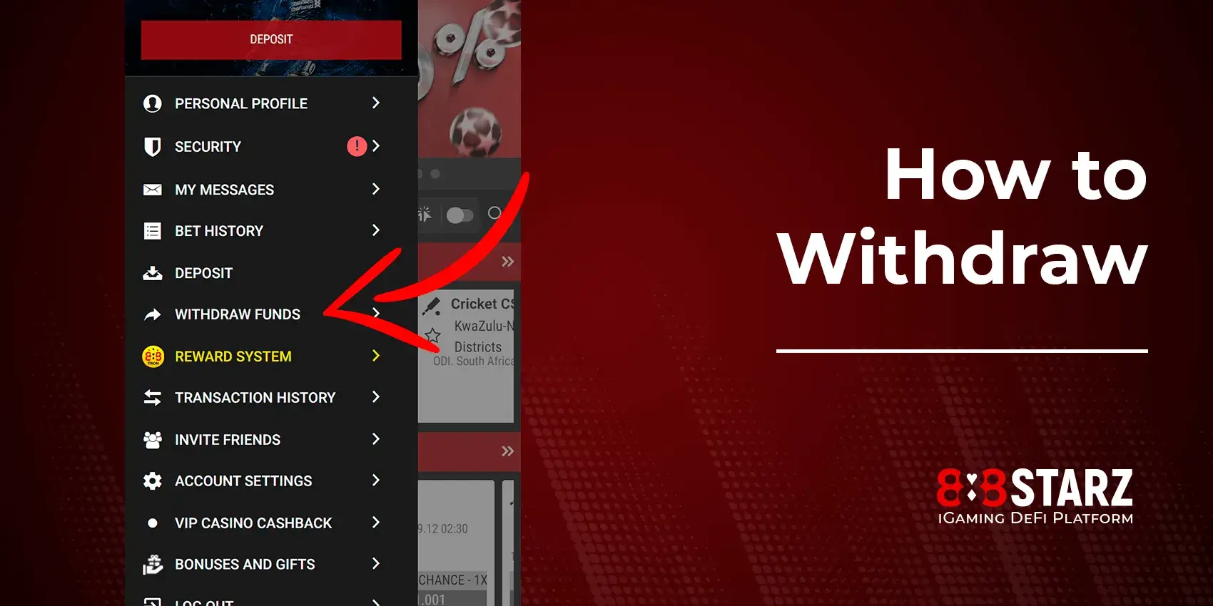 كيفية الوصول إلى 888STARZ عبر زِرْكَالُو